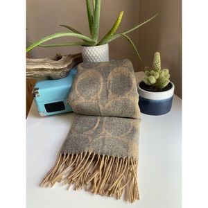Coach cozy scarf